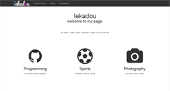 Desktop Screenshot of iekadou.com